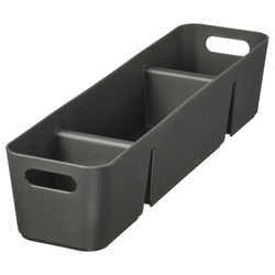 IKEA UPPDATERA  (ИКЕА УППДАТЕРА)  -  Коробка, антрацит, 50x12 см