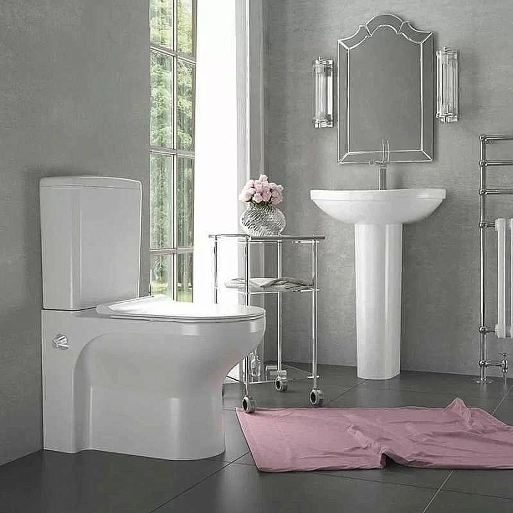 Унитаз-компакт Bien VENUS VNKD064N1VE0W5SZ0 белый, с крышкой микролифт, с бачком, безободковый