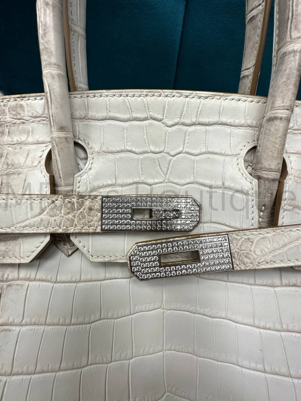 Сумка Hermes Birkin 30 Himalaya белая