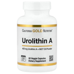 California Gold Nutrition, уролитин A с маслом MCT, 60 растительных капсул