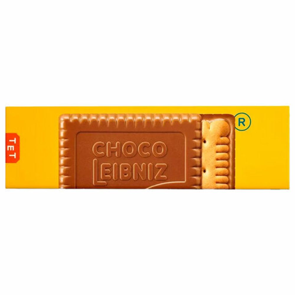 Печенье сливочное LEIBNIZ "Choco" в молочном шоколаде 125 г, ГЕРМАНИЯ