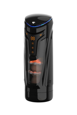 Инновационный мастурбатор Amovibe Warrior с пенетрацией и массажем бусинами