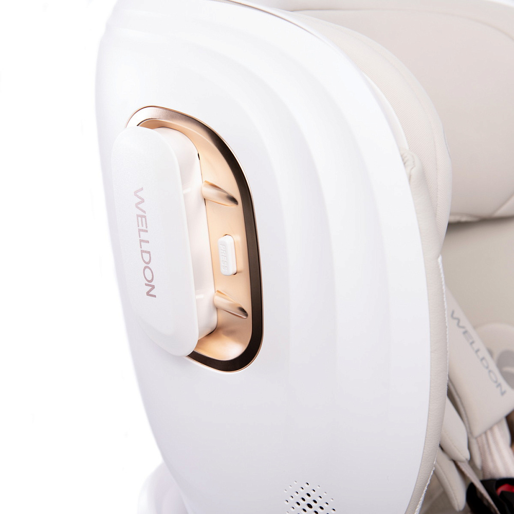 Автокресло Welldon Smarturn Air i-Size Ivory молочный