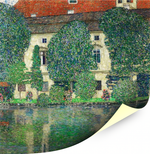Картина для интерьера Дворец Каммер на Аттерзе, художник Климт, Густав, печать на холсте Настен.рф