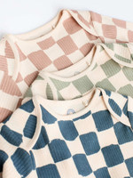 Боди с длинным рукавом для малышей Next K79-793, 3 шт., Бежевый, Синий, Розовый