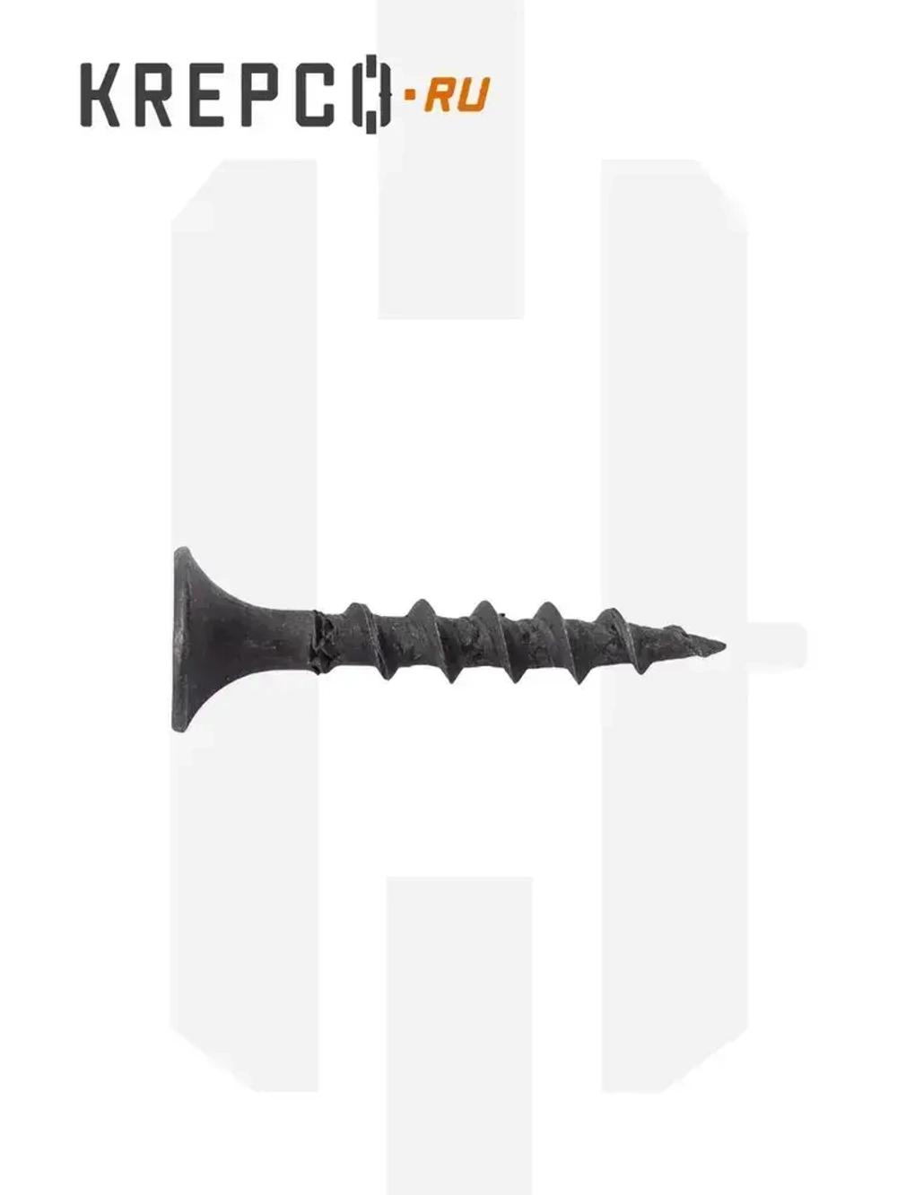 Саморезы по дереву, черные, 3.5 х 25 мм (200 штук)