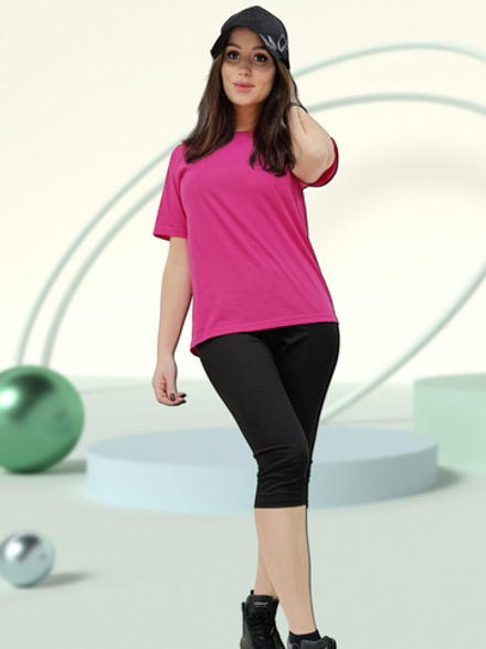 2162 Капри женские кулирка черные (56)