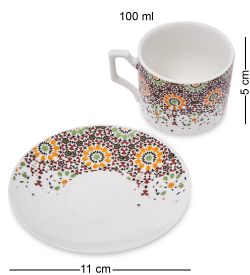 GAEM Art MUG-435/3 Набор из 6 чайных пар