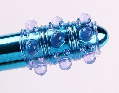 Сиреневая сквозная насадка с шишечками (Цвет: сиреневый)