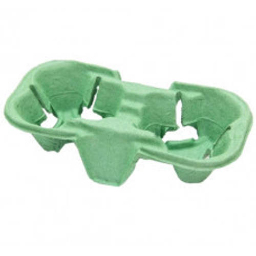 Держатель для 2-х стаканов (193х108х12) Зелёный 150шт/упак