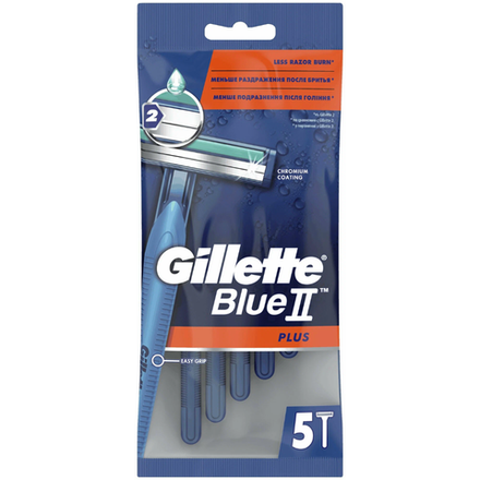 Бритвенный станок Gillette Blue II Plus 5 шт