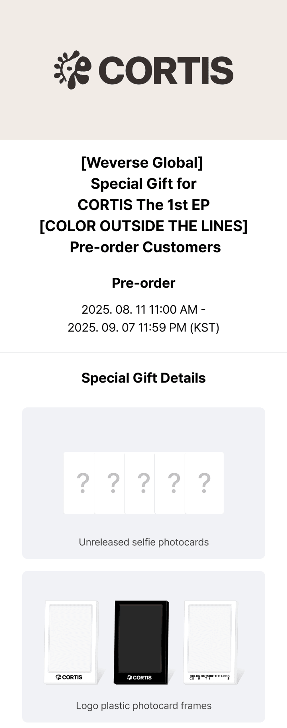 Альбом CORTIS - COLOR OUTSIDE THE LINES