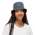 Панама двухсторонняя Buff Travel Bucket Hat Collage Red-Black