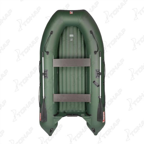 Лодка Тонар Алтай А320 (надувное дно) зеленый