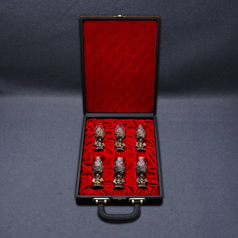 Подарочный набор стопок "Дракон" 6 шт.