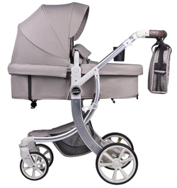 Детская коляска-трансформер Aimile Original Pearl капучино