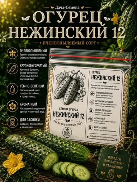 Семена огурца Нежинский 12