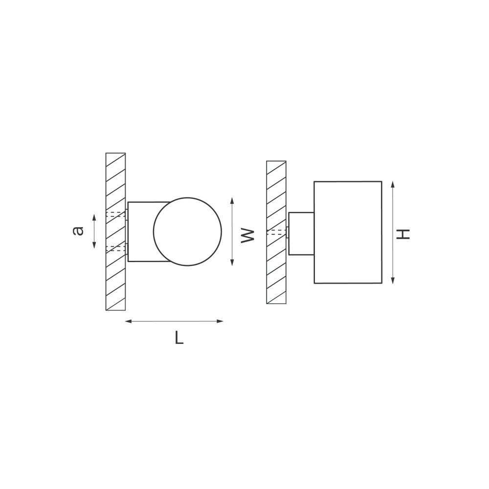 351617 Светильник PARO 2xDR111 ЧЕРНЫЙ IP65