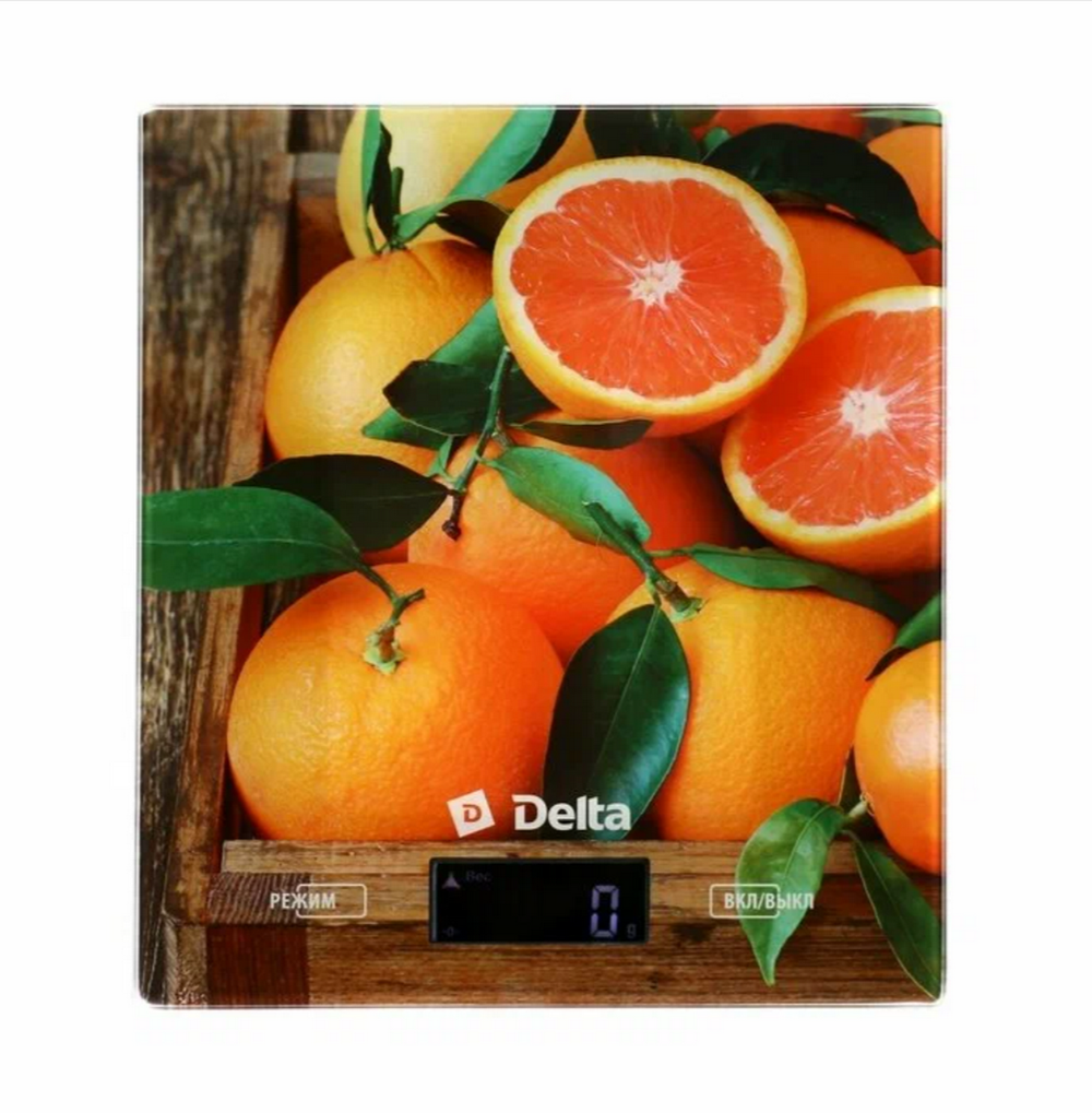 Весы кухонные DELTA KCE-70 Сочные апельсины