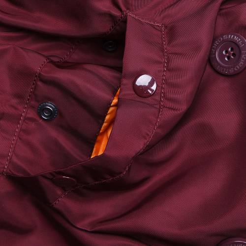 Куртка Аляска  N-3B Husky (бордовая - maroon)
