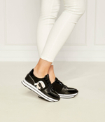 Кожаные кроссовки velocita ii Karl Lagerfeld - черный(KL61930N)