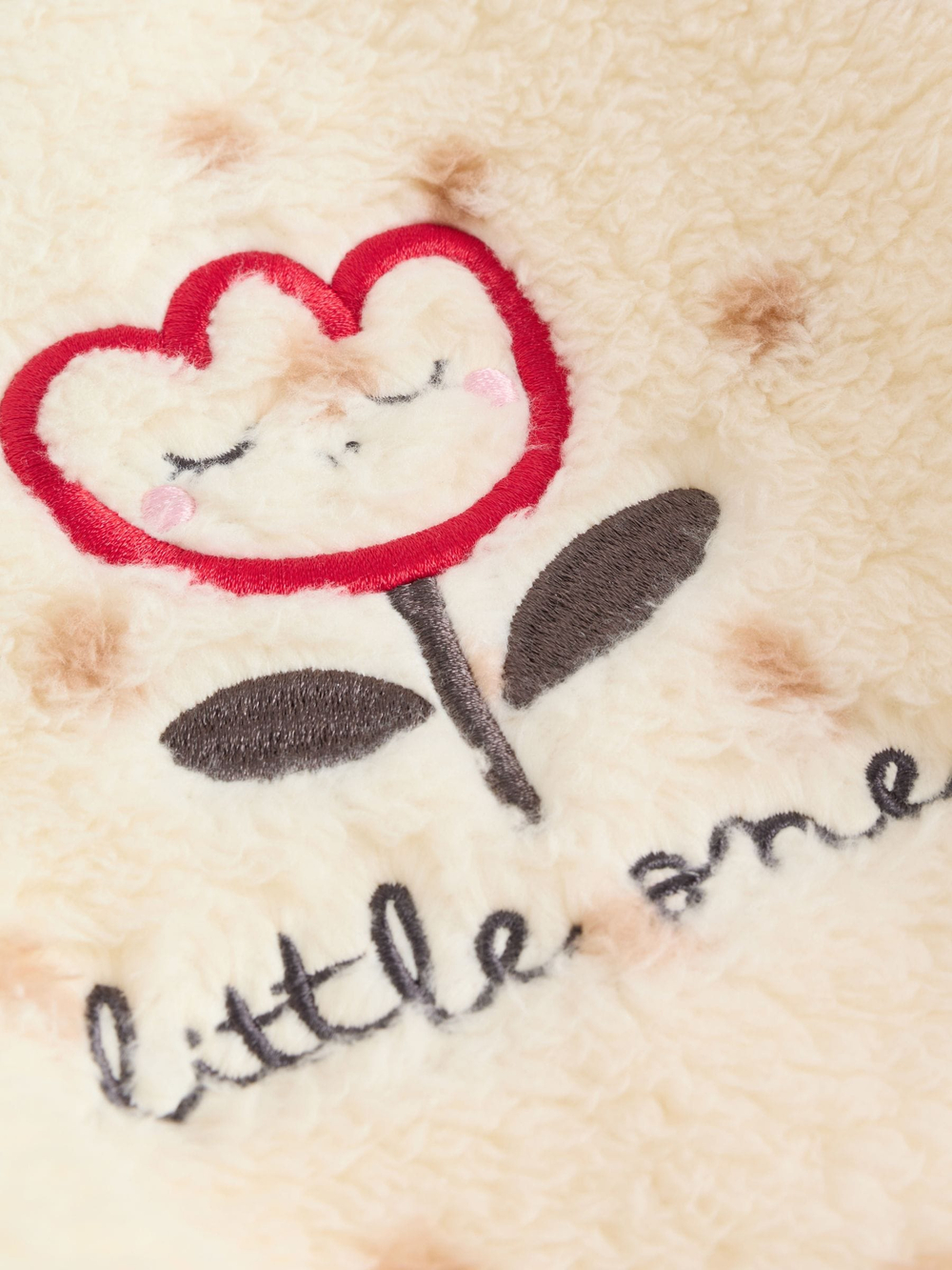 Комбинезон / Cлип для малышей флисовый Next F35-898, Молочный