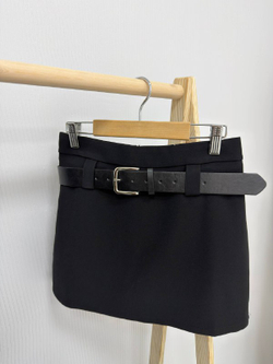 Юбка-шорты женские арт. 1017 цвет "чёрный"