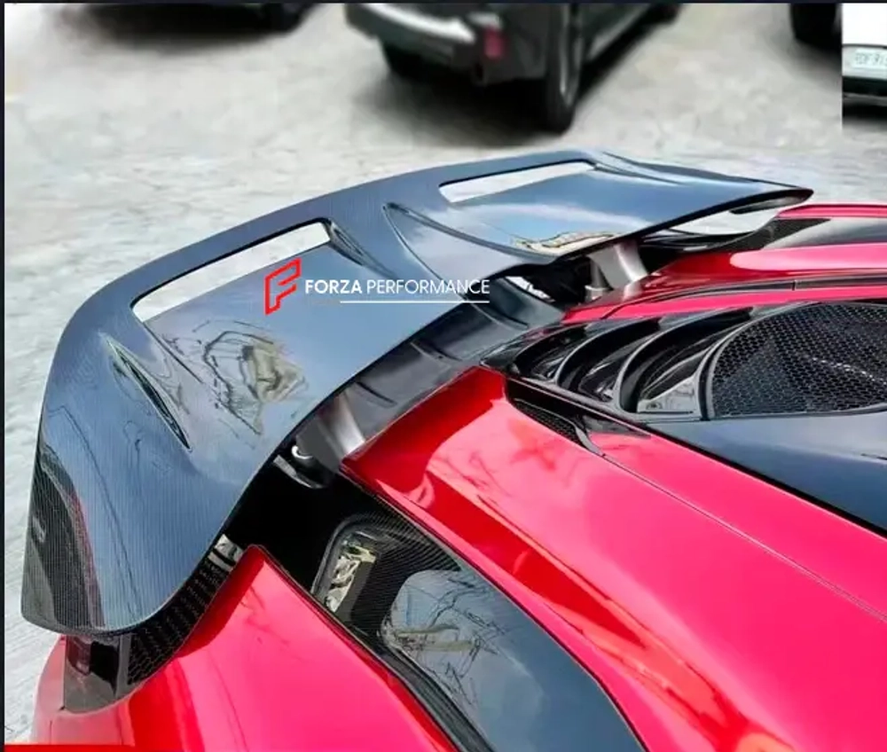 Карбоновый спойлер-крыло для McLaren 720S 2017-2023 МакЛарен тюнинг