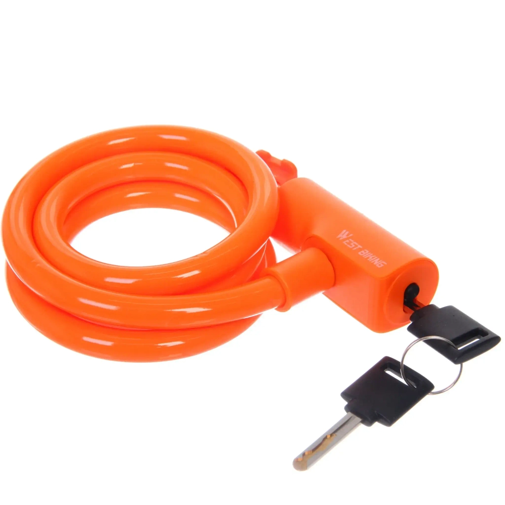 Замок велосипедный тросовый West biking, YP0705100