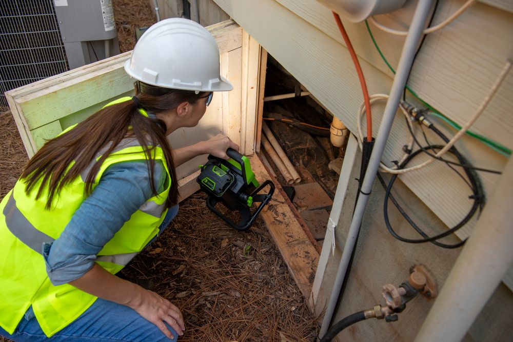 LED-прожектор Greenworks G82WLH с гибридным питанием, 82V / 220V, 1250/2500 лм, крюк для подвеса, крепление на стену, кабель 30 см, без АКБ и ЗУ (3504007)