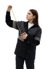 Костюм женский летний «ЮЖНАЯ ШИРОТА» (куртка+брюки) цв.черный/серый