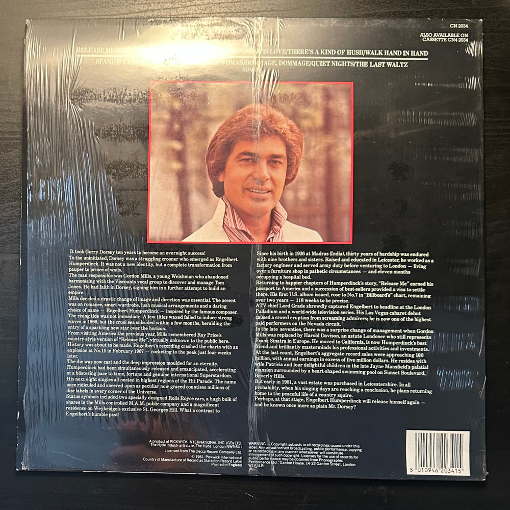 Engelbert - Release Me (Англия 1987г.)