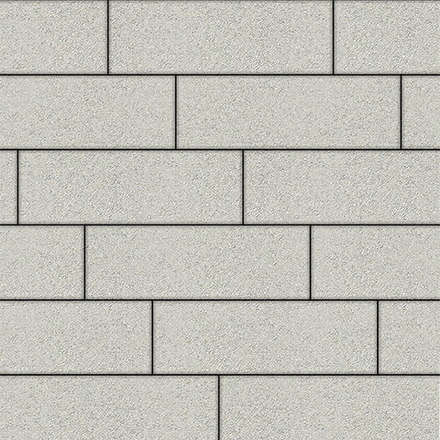 Тротуарная плитка ПРЯМОУГОЛЬНИК 750х250 мм - Стандарт Белый