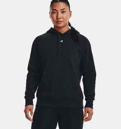 Женская флисовая толстовка Under Armour UA Rival Fleece Hoodie-BLK