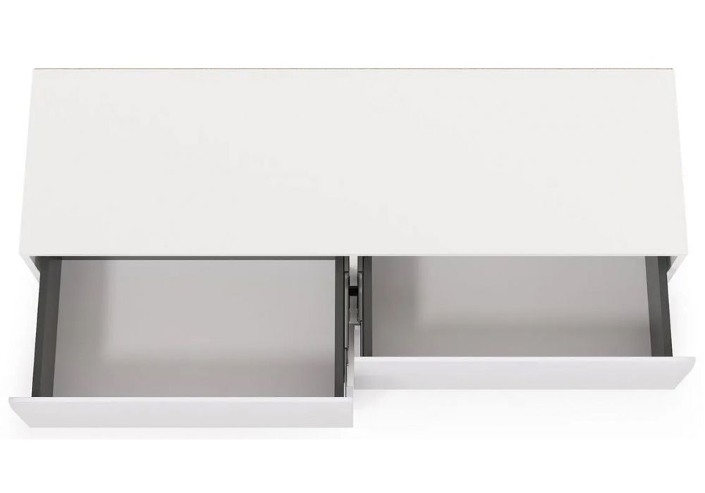 Модульная гостиная Сейдиль белый премиум / черный / белый глянец комплектация 3