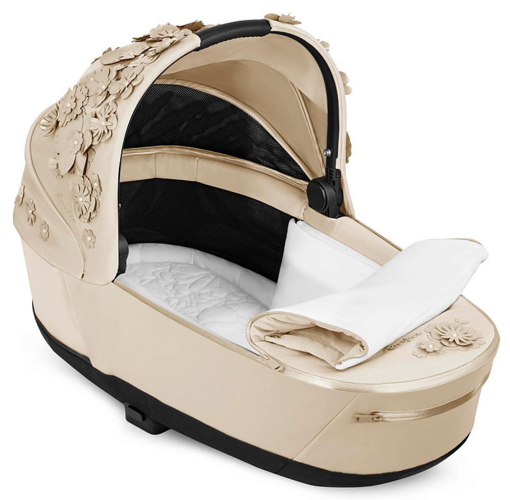 Спальный блок для коляски Cybex Priam IV Simply Flowers Beige (Nude Beige)