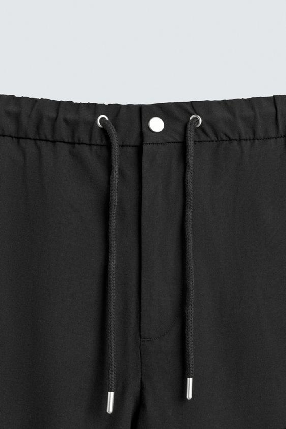 ZARA ТЕХНИЧЕСКИЕ ШОРТЫ RELAXED FIT, ЧЕРНЫЙ