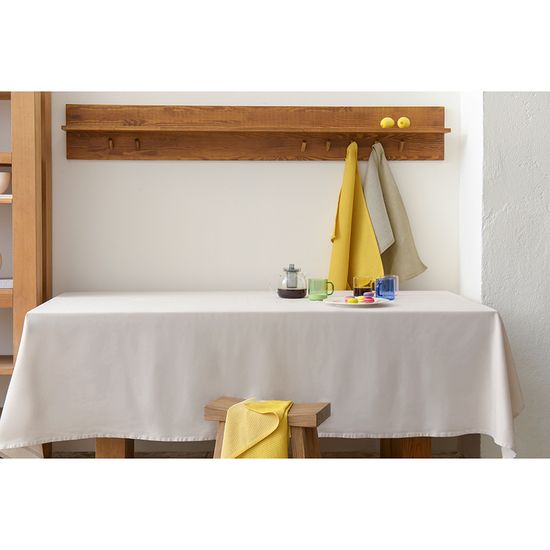 Скатерть из хлопка бежево-серого цвета из коллекции scandinavian touch, 170х170 см