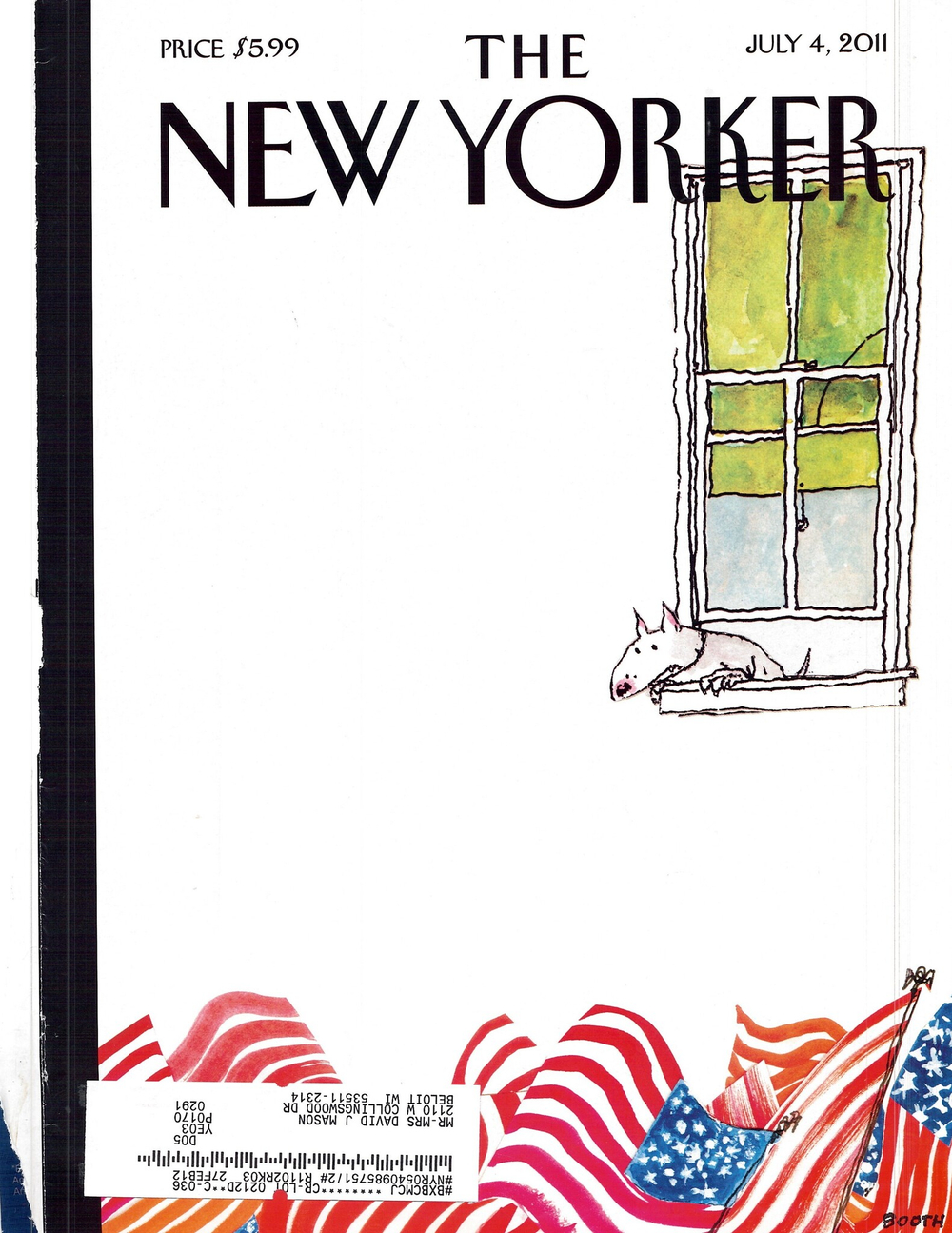 Журнал The New Yorker 04-07-2011, обложка