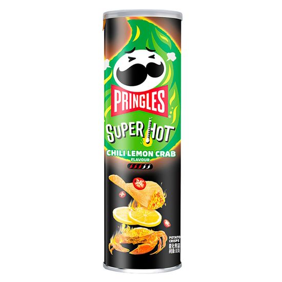 Чипсы Pringles Xhilli Lemon Crab со вкусом краба с лимоном и перцем чили, 110 г (Китай)