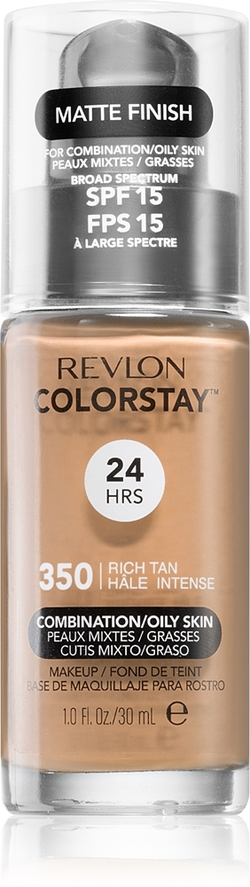 Revlon Cosmetics ColorStay - Долговечная матирующая тональная основа для жирной и комбинированной кожи, 30 ml