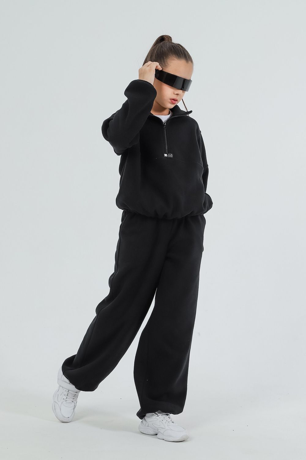 Костюм для девочки Скай-1 Виотекс ЧЁРНЫЙ