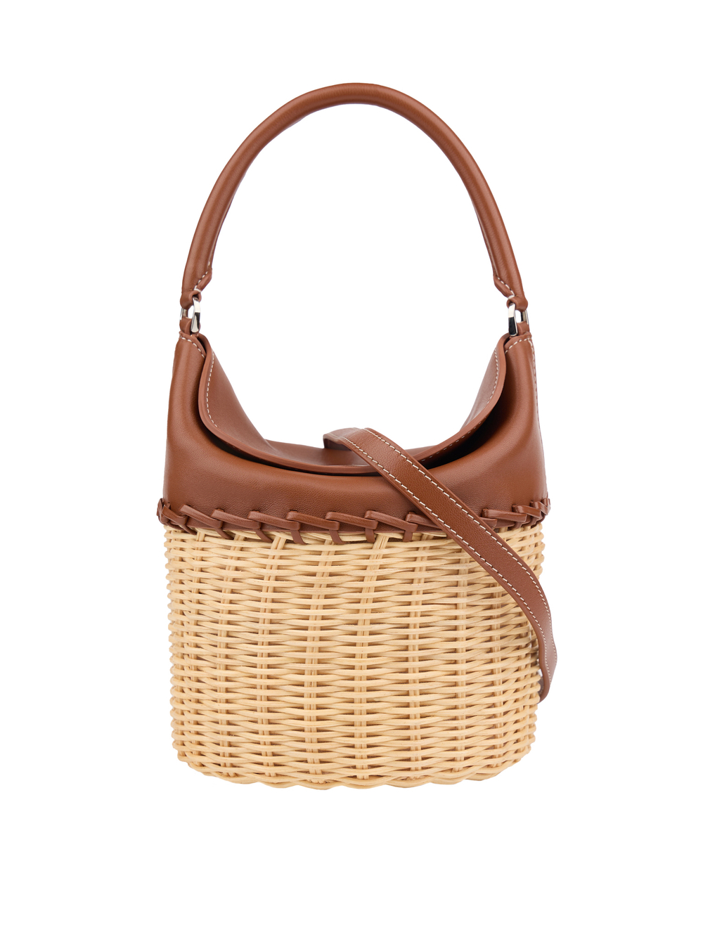 Сумка-корзинка JANE карамельного цвета
