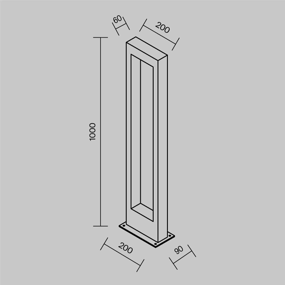 Ландшафтный светильник Outdoor O425FL-L10GF