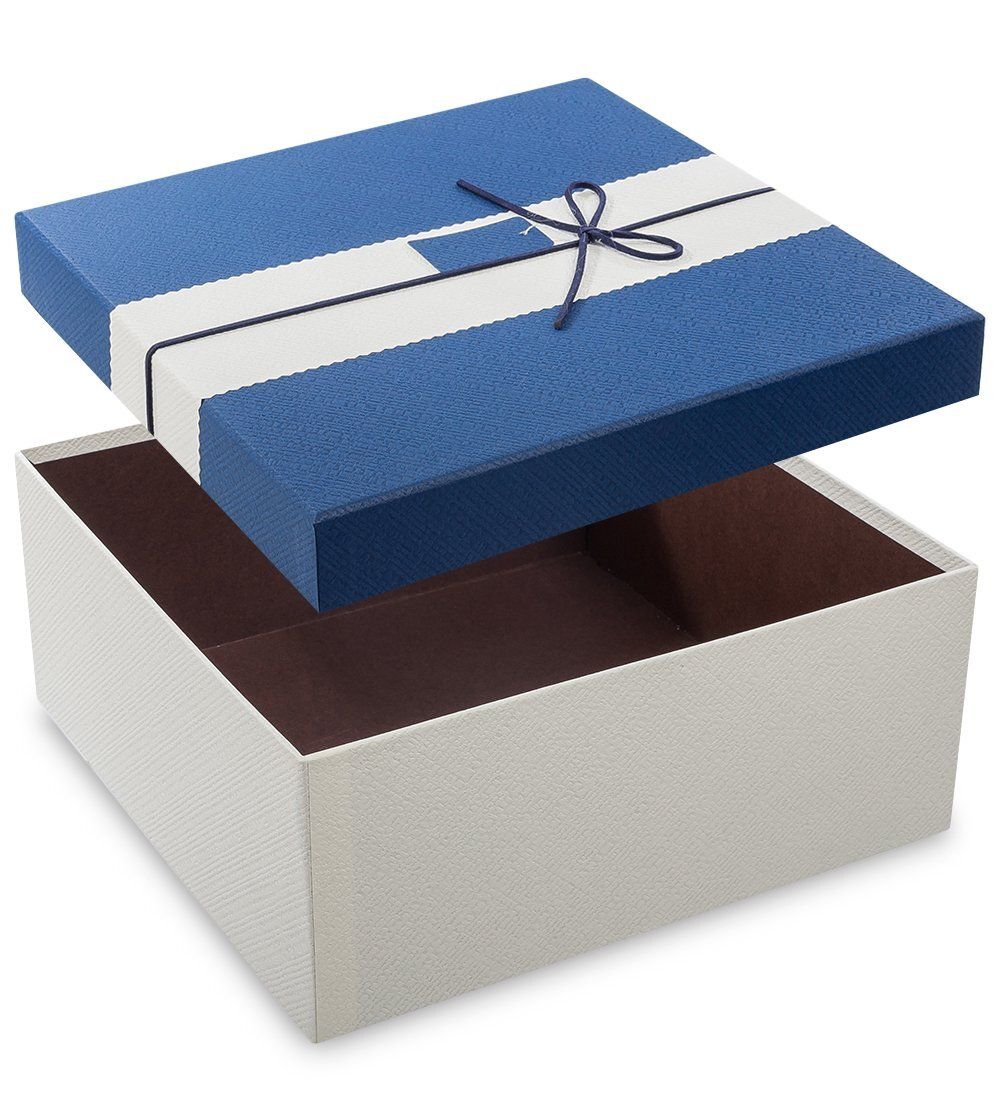 WF-36/3-A Коробка «Прямоугольник» цв.бел./син.