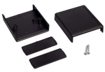 Корпус KRADEX Z67, размер 69.4x62.8x30мм, пластик, чёрный, боковые панели пластик