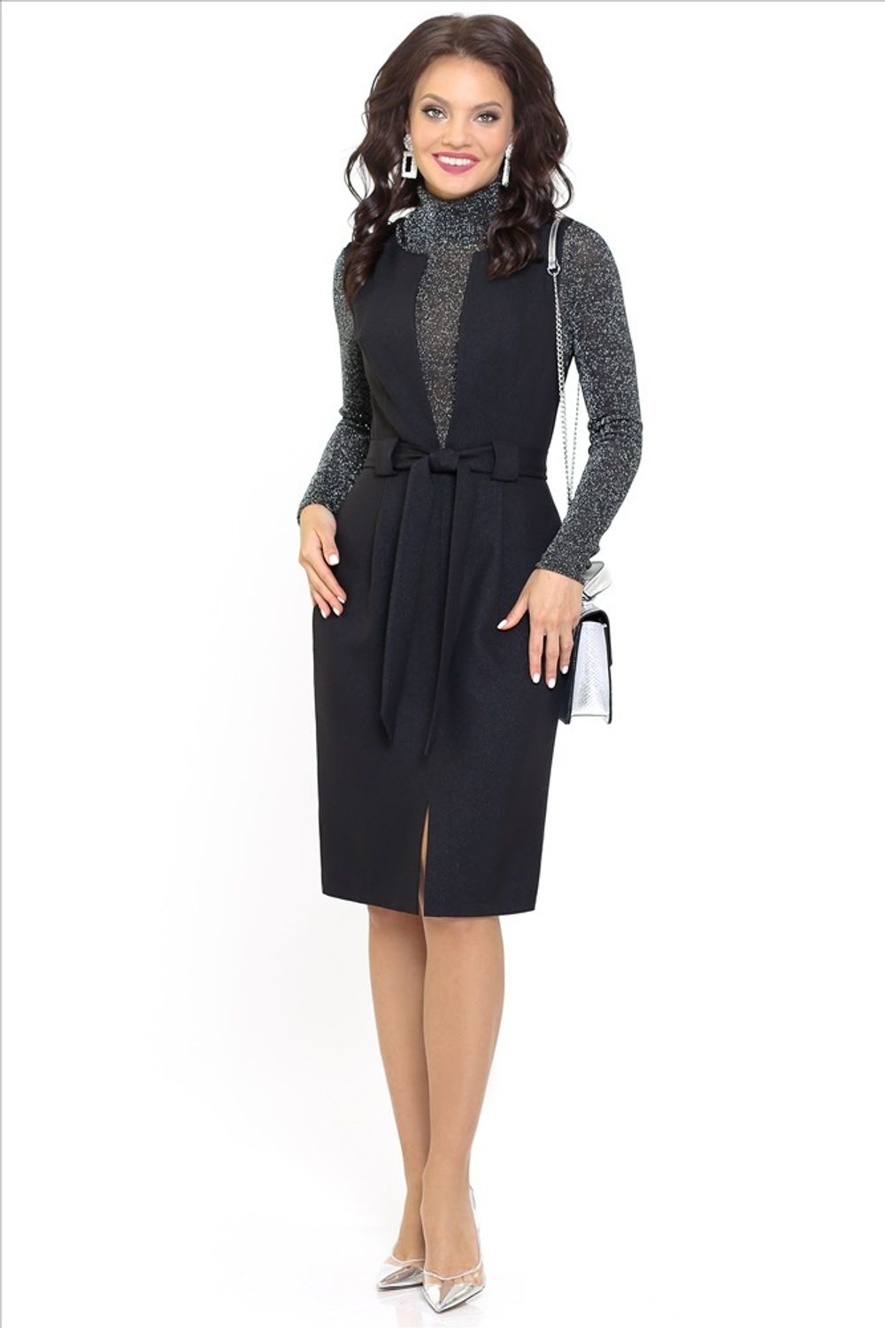 Сарафан Стиль жизни классика блэк DStrend (Акция)