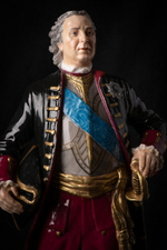 Статуэтка. Фарфор. Солдат. Апраксин Фёдор Матвеевич - Русский флотоводец. Россия