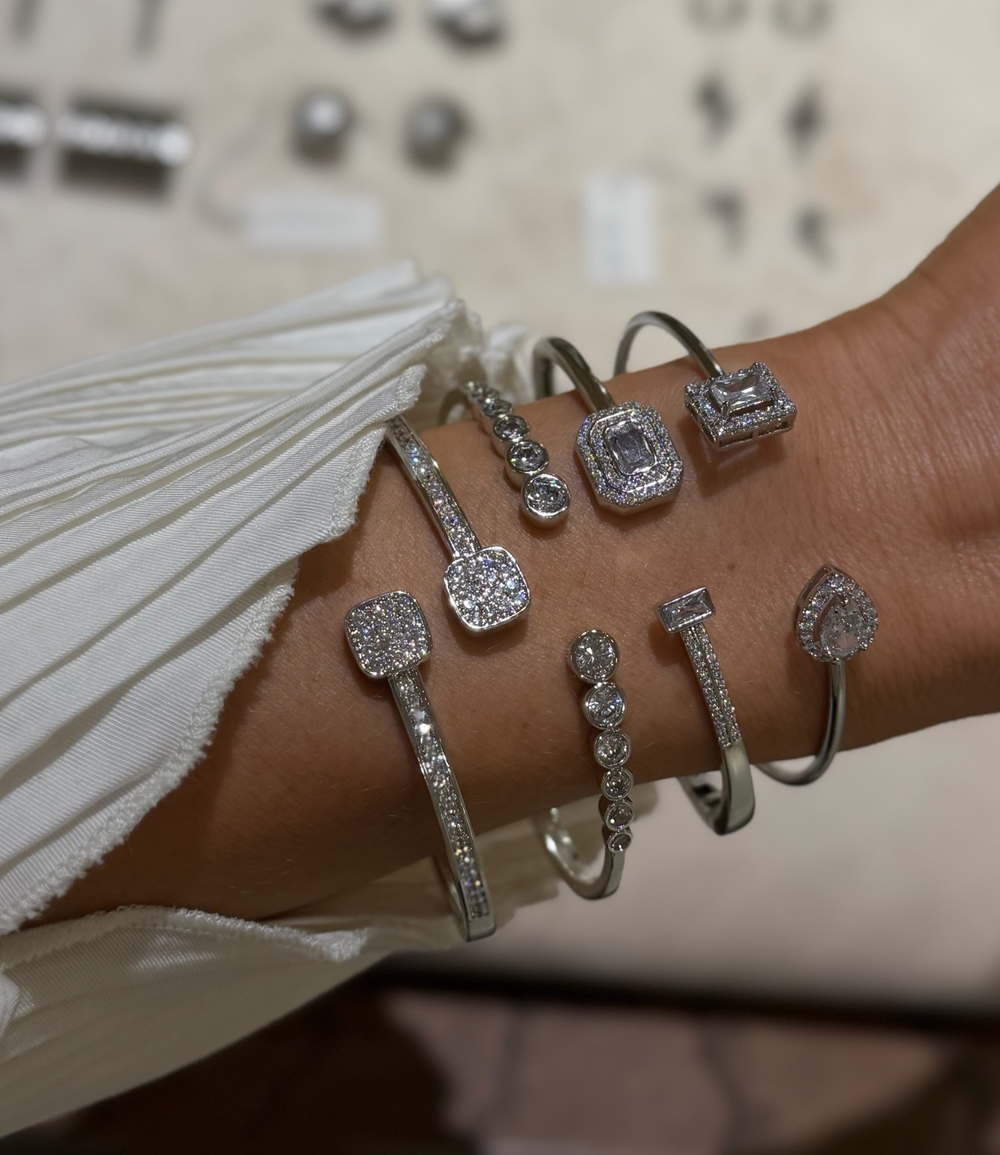 браслет Shine crystal silver