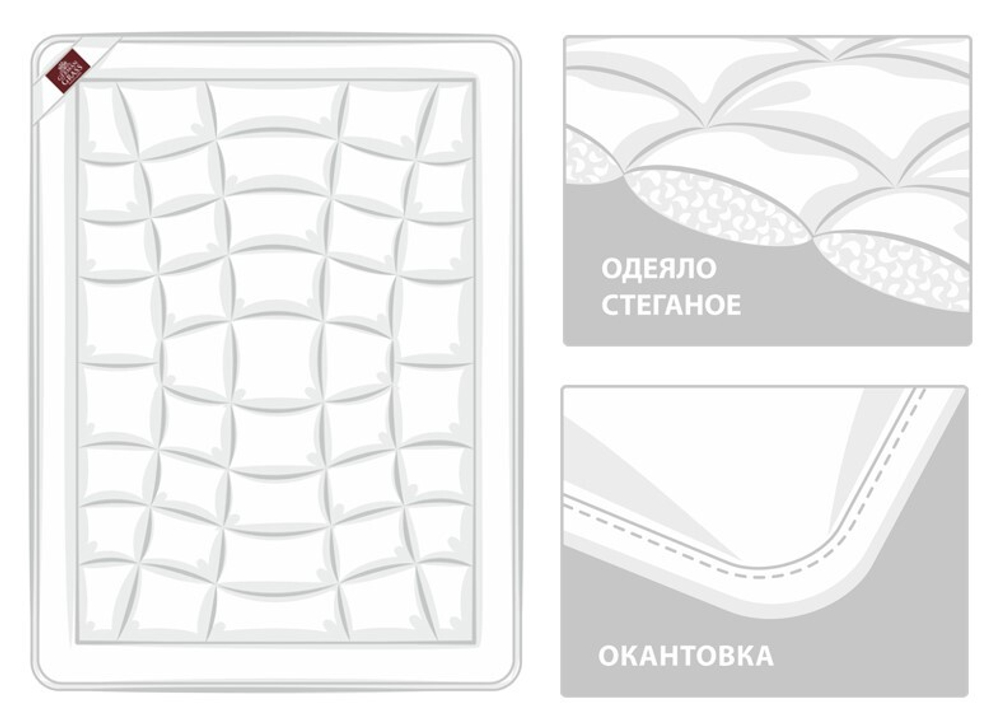 Одеяло легкое 200х200 German Grass Linenwash